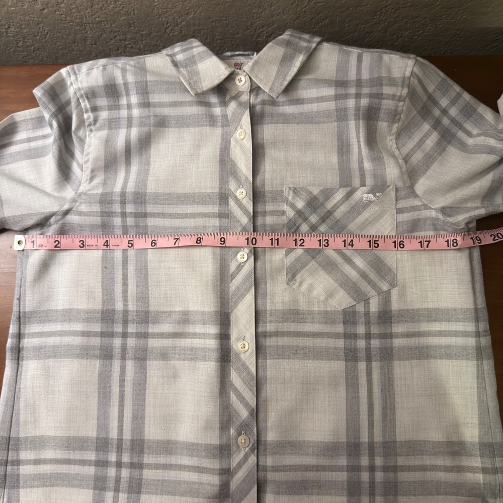 Vineyard Vines Womens Relaxed Fit Plaid Button‎ Down Shirt Size 4 - Picture 4 of 4
